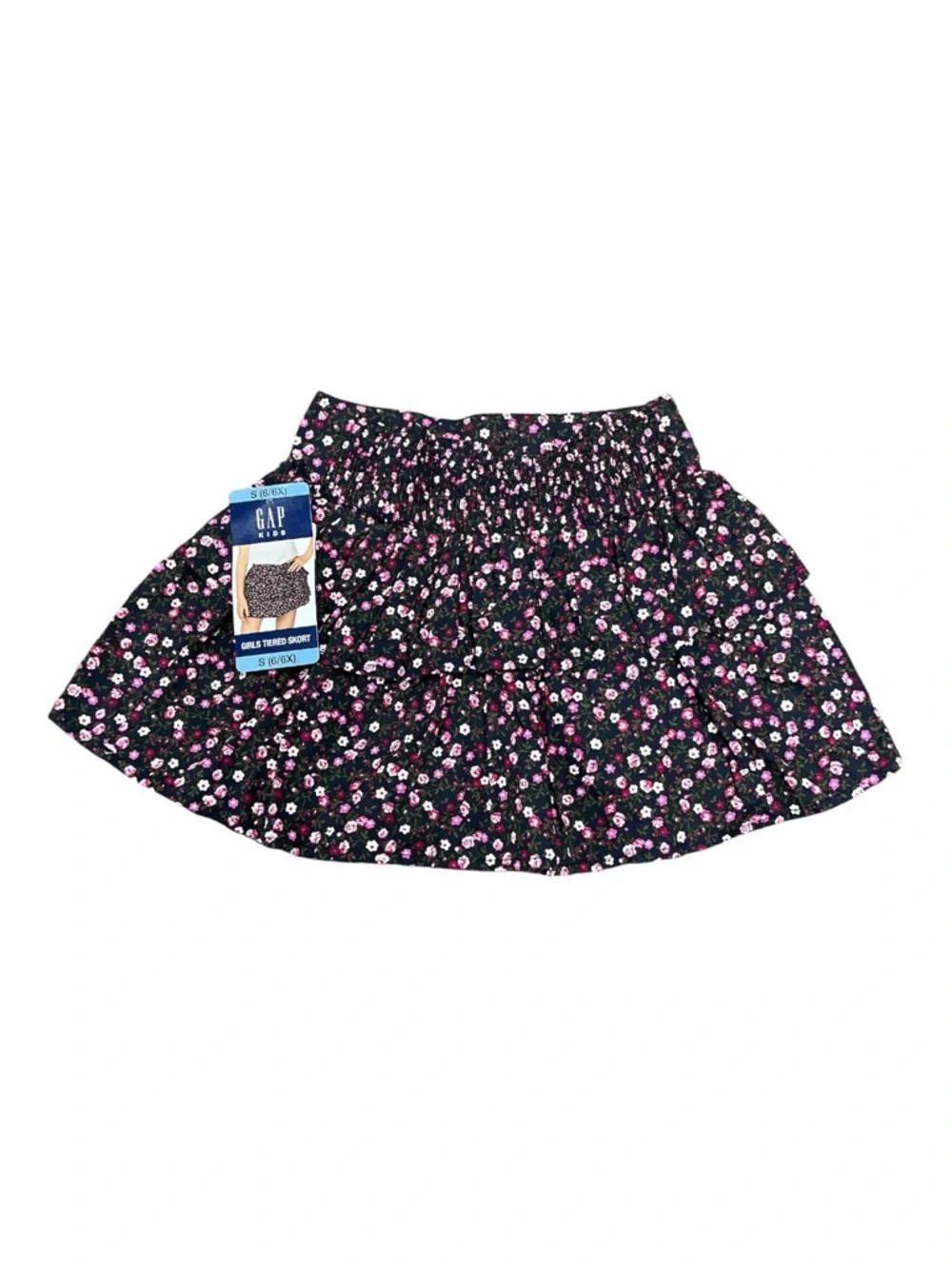 GAP KIDS - NWT - Floral Tiered Ruffle Skort